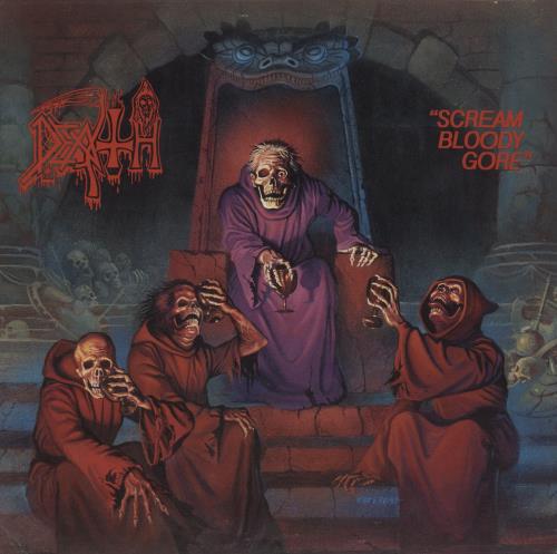 Death Scream Bloody Gore UK vinyl LP album (LP record) (606637)